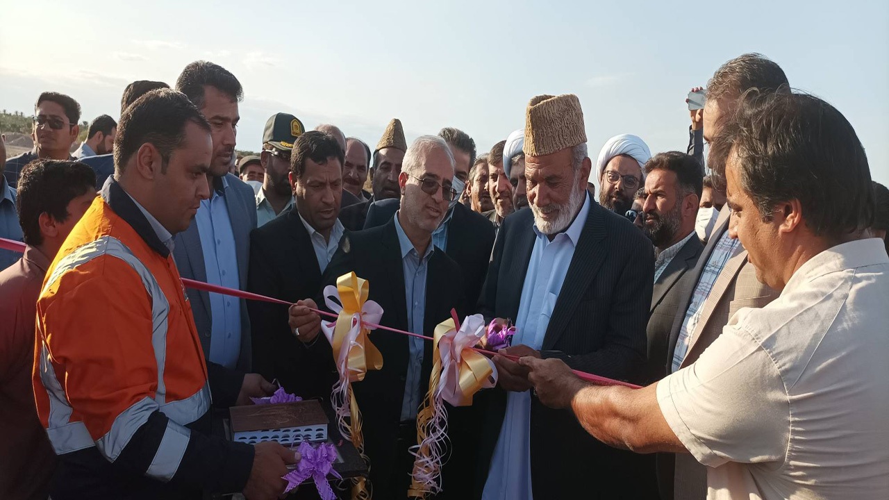 پل سیل زده ریگان با حضور استاندار افتتاح شد