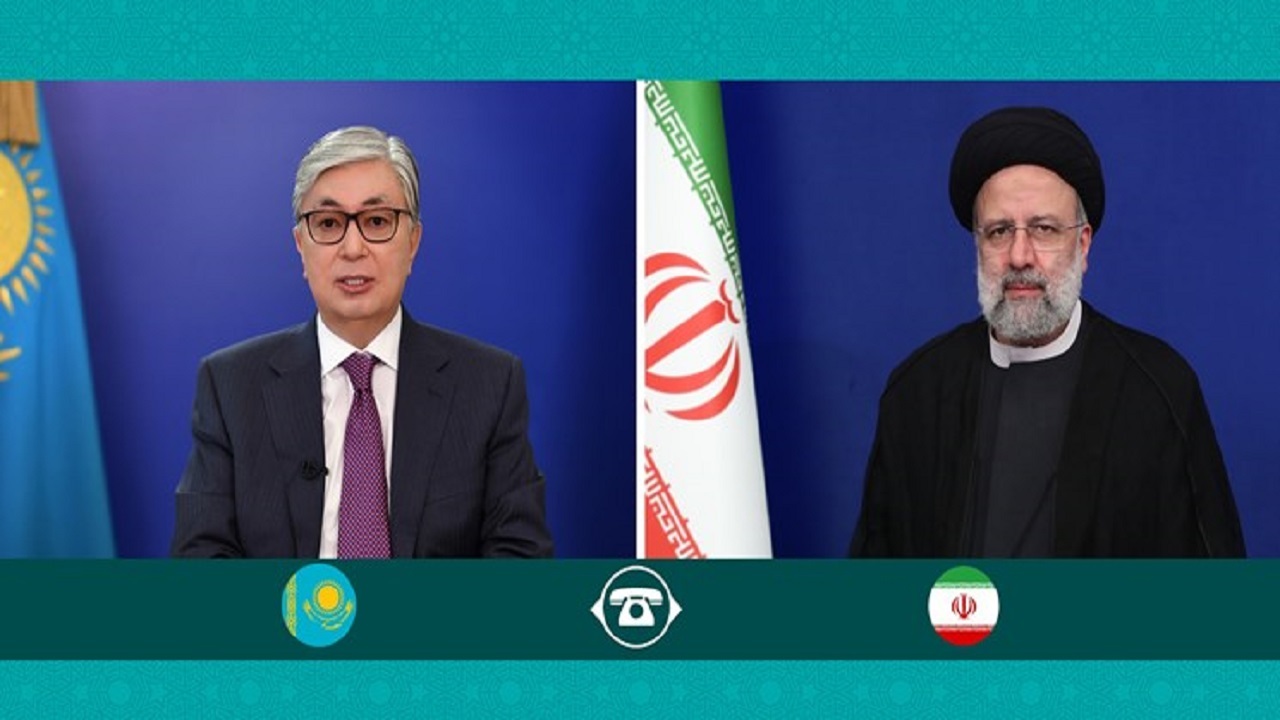 مکالمه تلفنی روسای جمهور ایران و قزاقستان