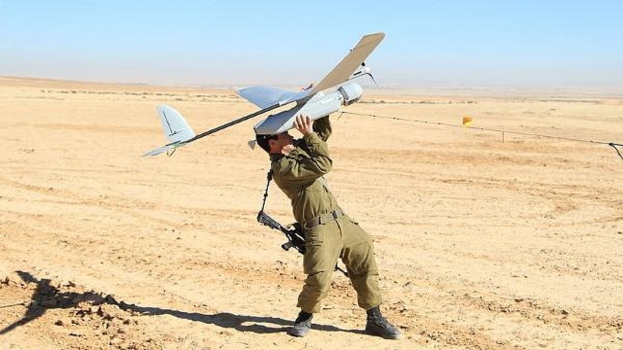 سقوط پهپاد «اسکای لارک‌» ارتش صهیونیستی در نابلس + عکس