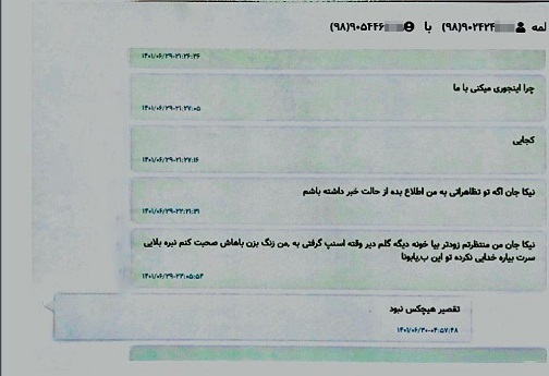 پیام لحظه آخری نیکا شاکرمی به مادرش: تقصیر هیچکس نبود! + اسناد