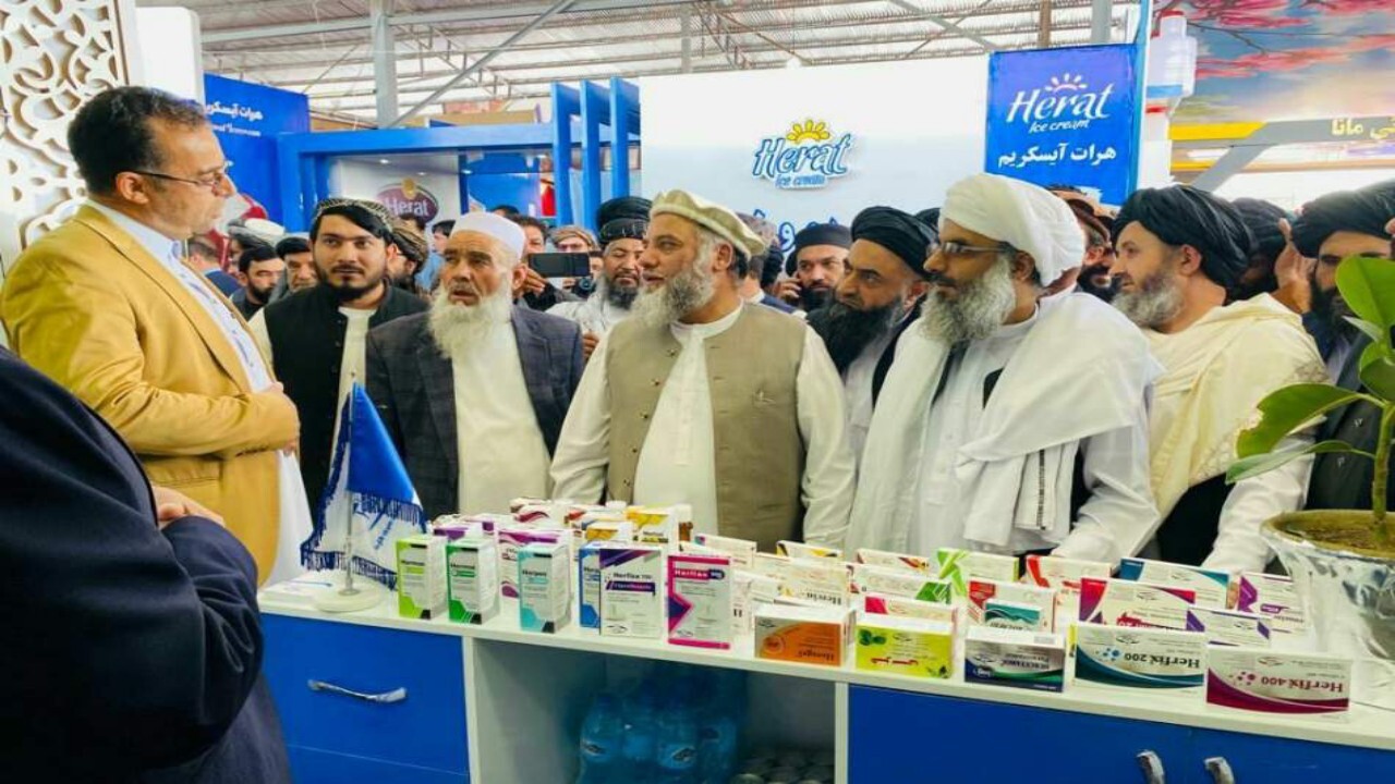 نمایشگاه تولیدات داخلی افغانستان در هرات افتتاح شد + فیلم