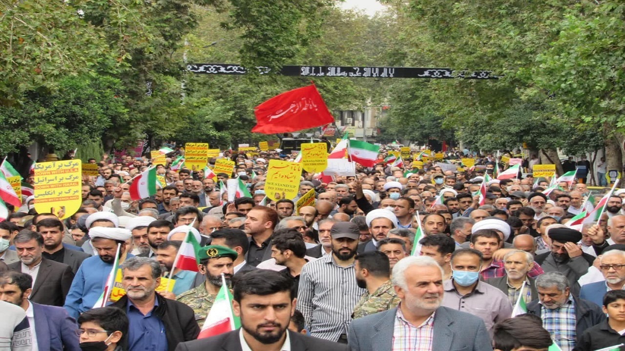 راهپیمایی مردم سراسر کشور در محکومیت جنایت تروریستی حرم شاهچراغ (ع)