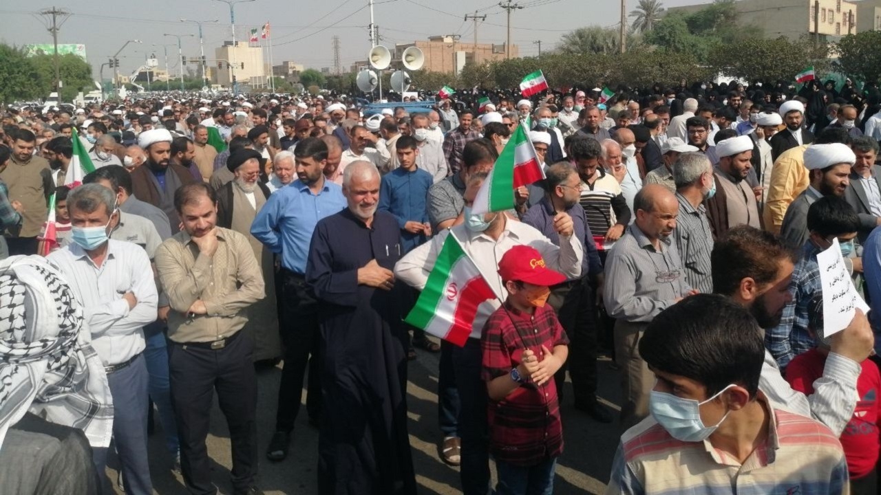 راهپیمایی مردم سراسر کشور در محکومیت جنایت تروریستی حرم شاهچراغ (ع)
