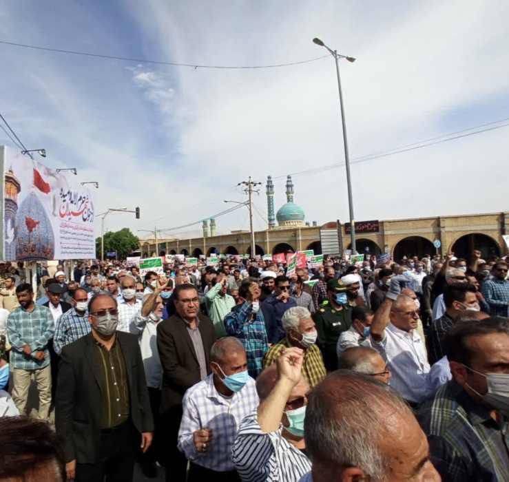 راهپیمایی سراسری کشور در محکومیت به اقدام تروریستی حرم شاهچراغ (ع) + فیلم