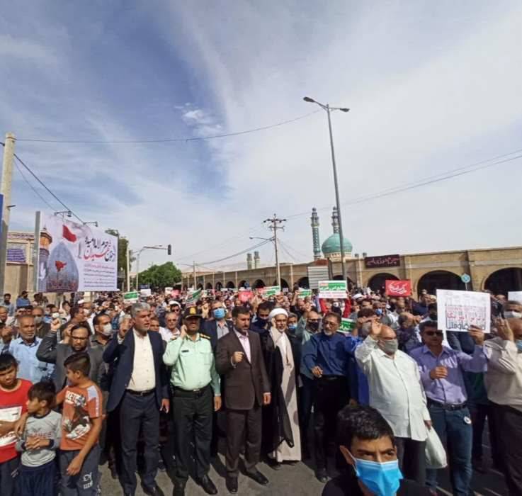 راهپیمایی سراسری کشور در محکومیت به اقدام تروریستی حرم شاهچراغ (ع) + فیلم