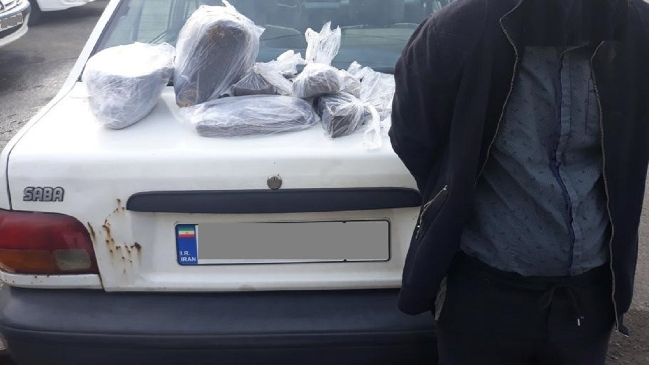 شناسایی خودرو حامل مواد مخدر