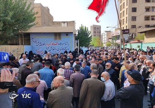 پیکر شهید مصطفی بابایی تشییع شد +فیلم و تصاویر