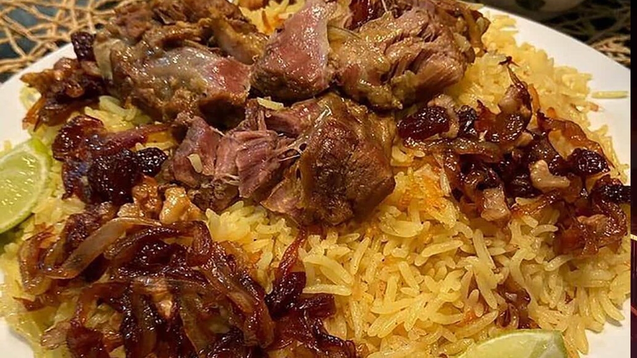 پلو گوشت عربی + طرز تهیه