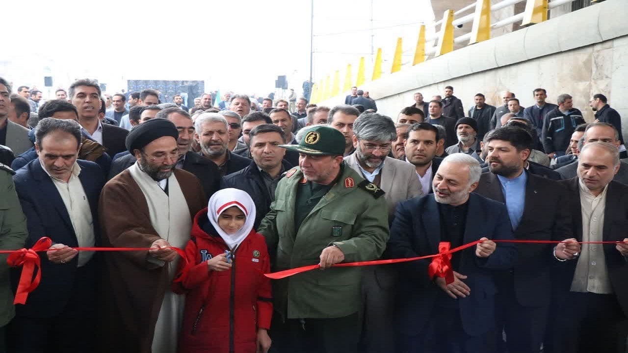 افتتاح زیرگذر تقاطع چندسطحی آذربایجان ارومیه