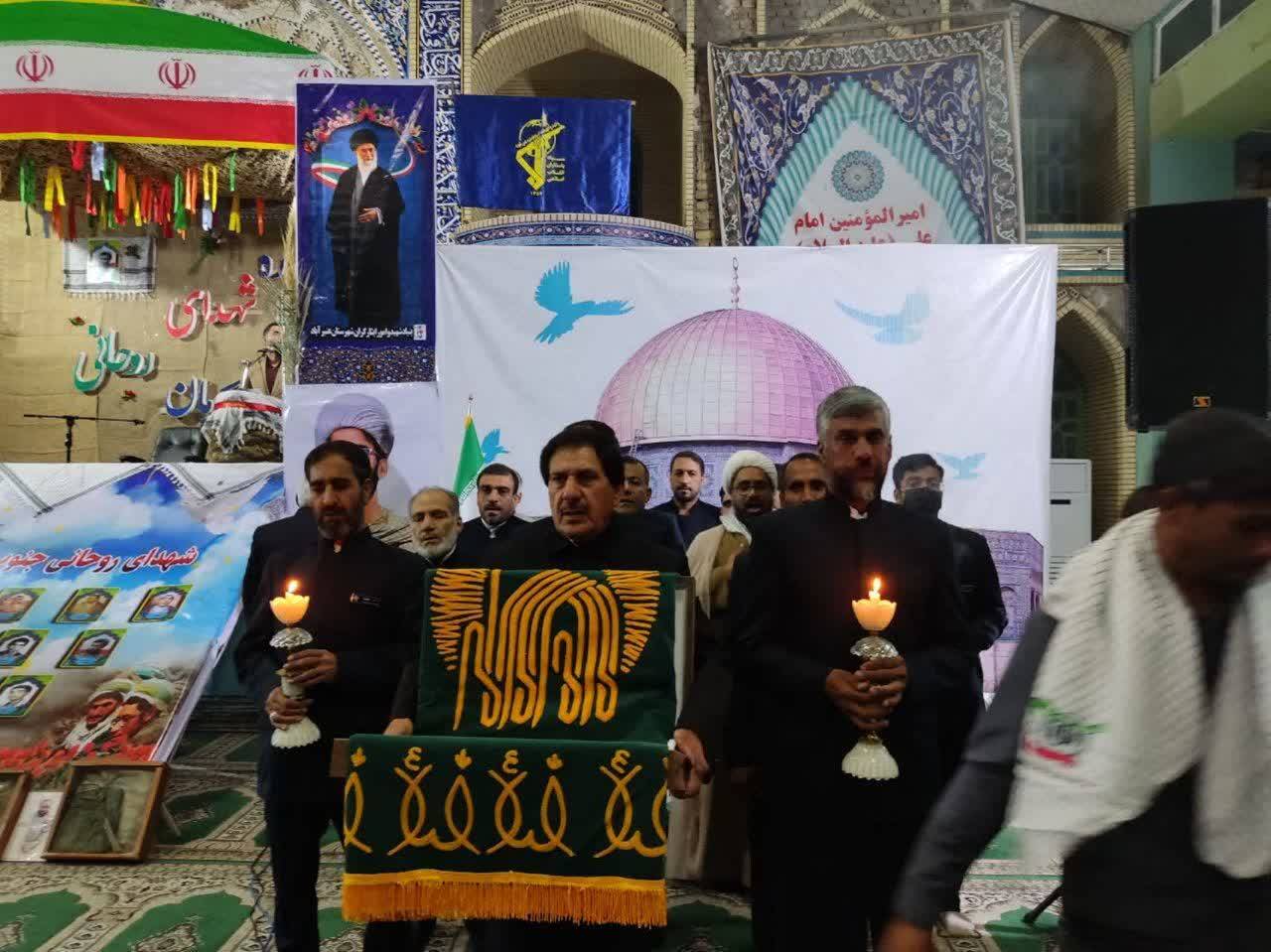 برگزاری اولین یادواره شهدای روحانی جنوب استان در عنبرآباد