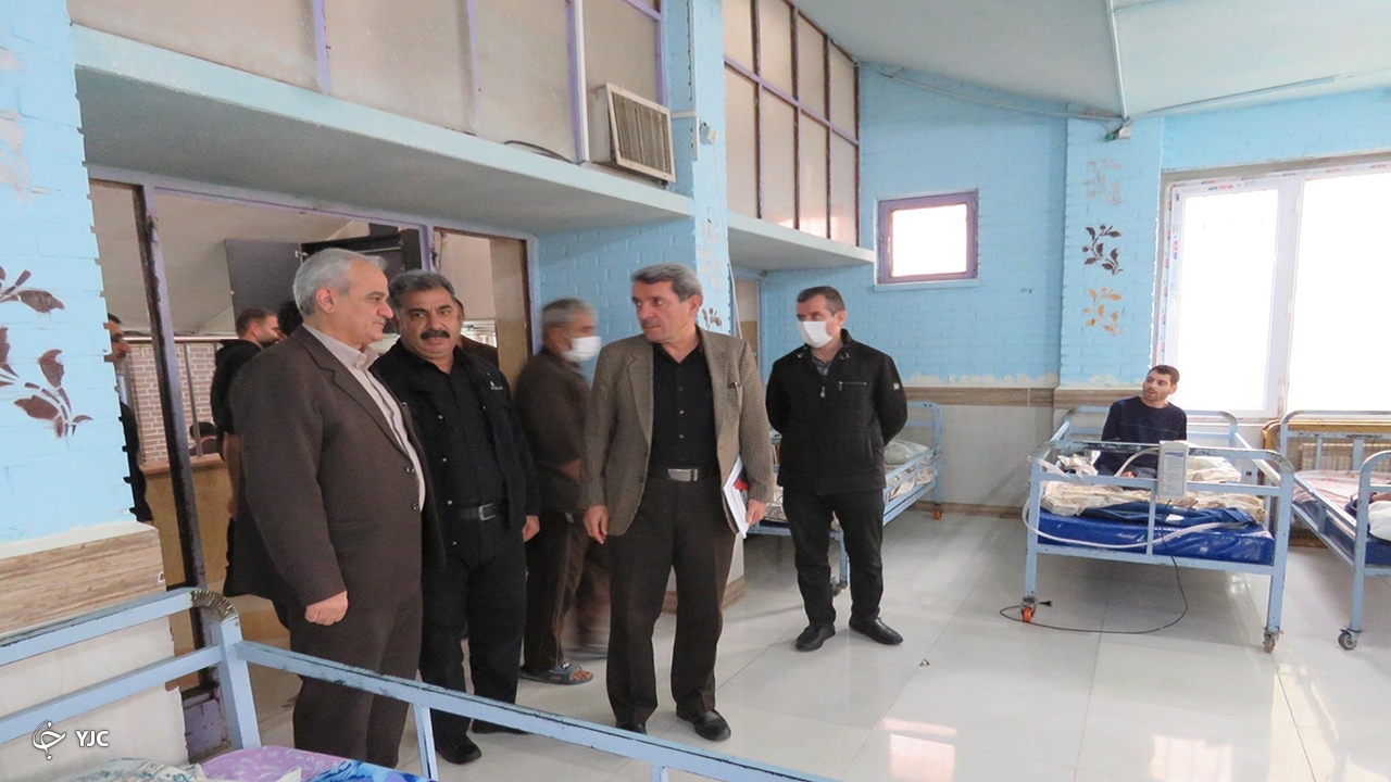 فرماندار مهاباد از مرکز نگهداری معلولان ذهنی «که وین» بازدید کرد