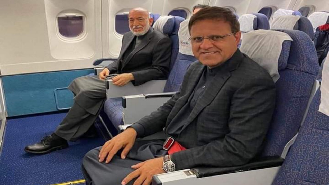حامد کرزی از افغانستان خارج شد