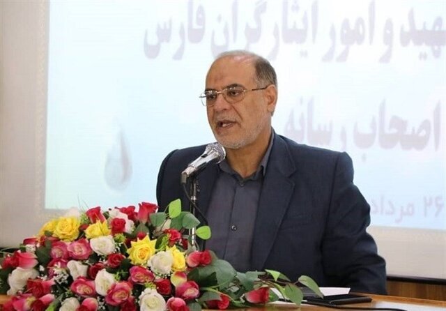 قالیباف سخنران مراسم چهلم شهدای حرم شاهچراغ (ع)