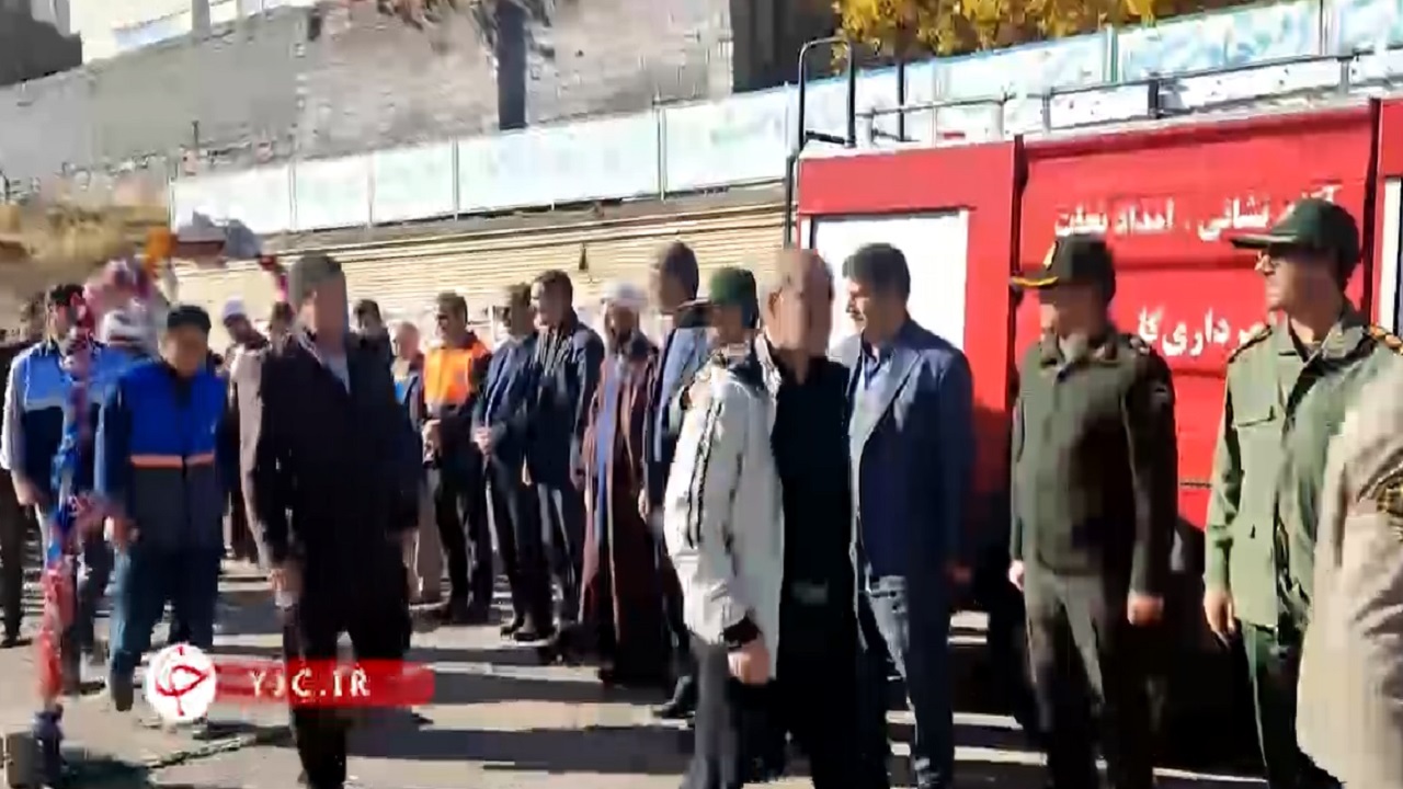 رزمایش جهادگران فاطمی ۲ پاسداشت شهید مدافع سلامت ابراهیم خلیلی+فیلم