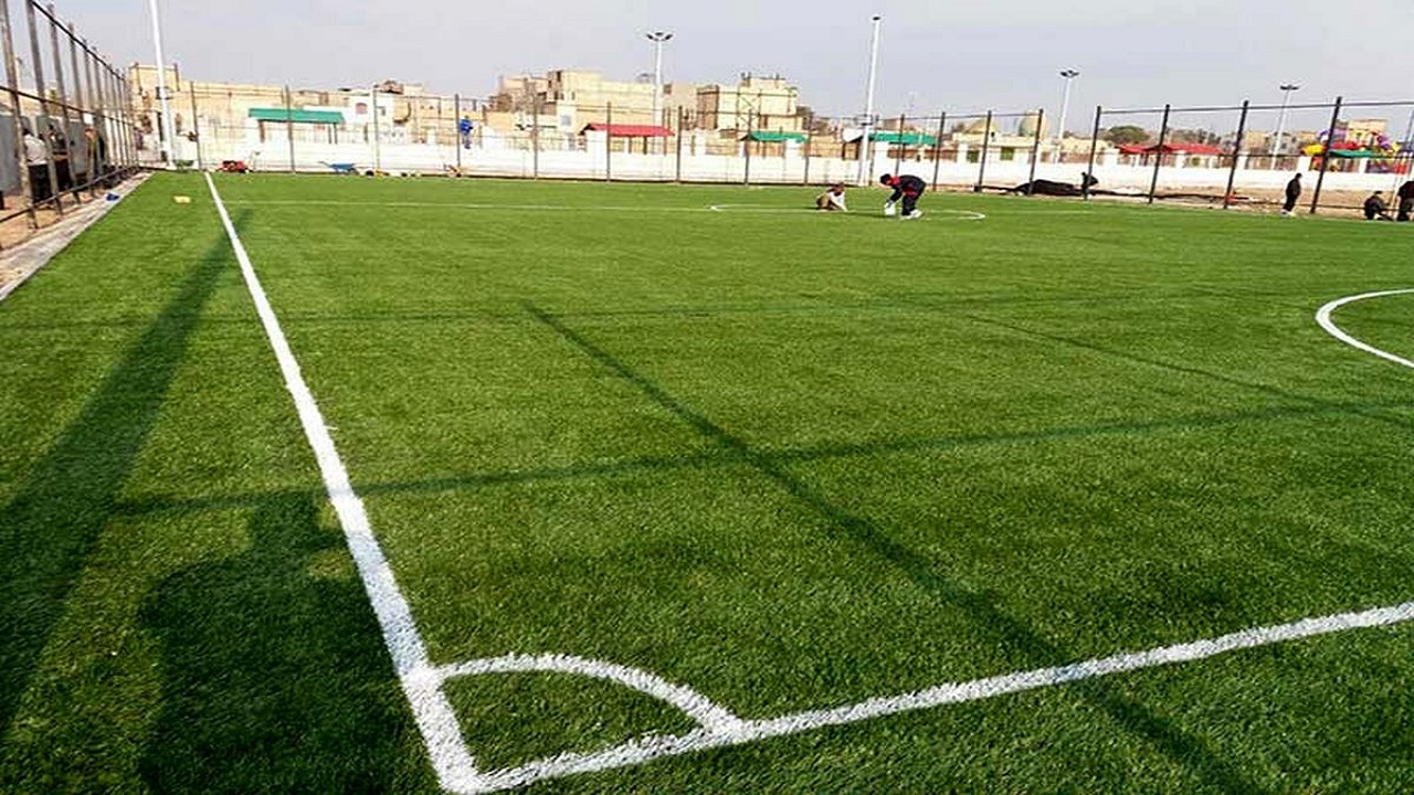 بهره برداری از یک طرح ورزشی در قزوین