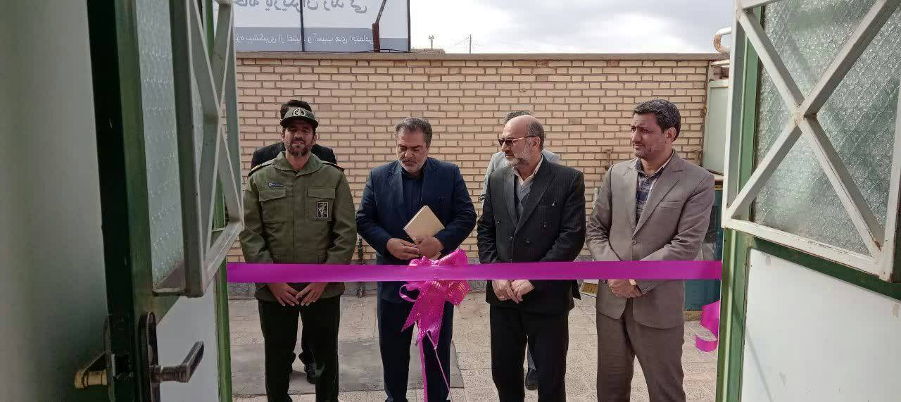 افتتاحیه مراسم افتتاحیه مرکز مشاور و سالن ورزشی مدرسه ای در خوسف+ تصاویر