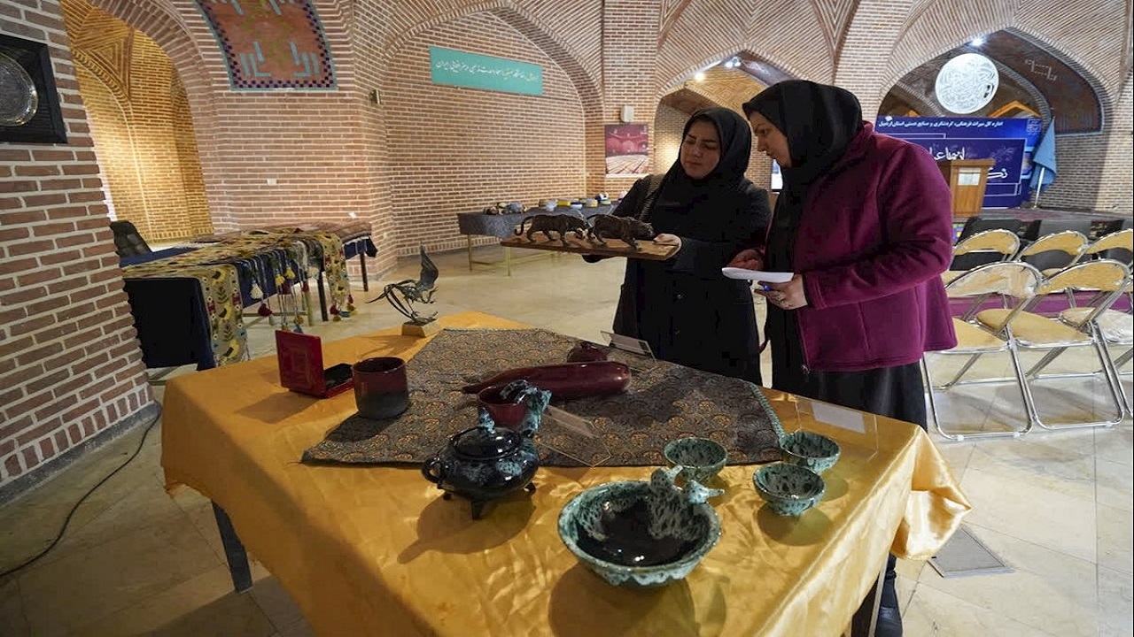 جشنواره صنایع‌دستی بسیج استان اردبیل برگزار شد
