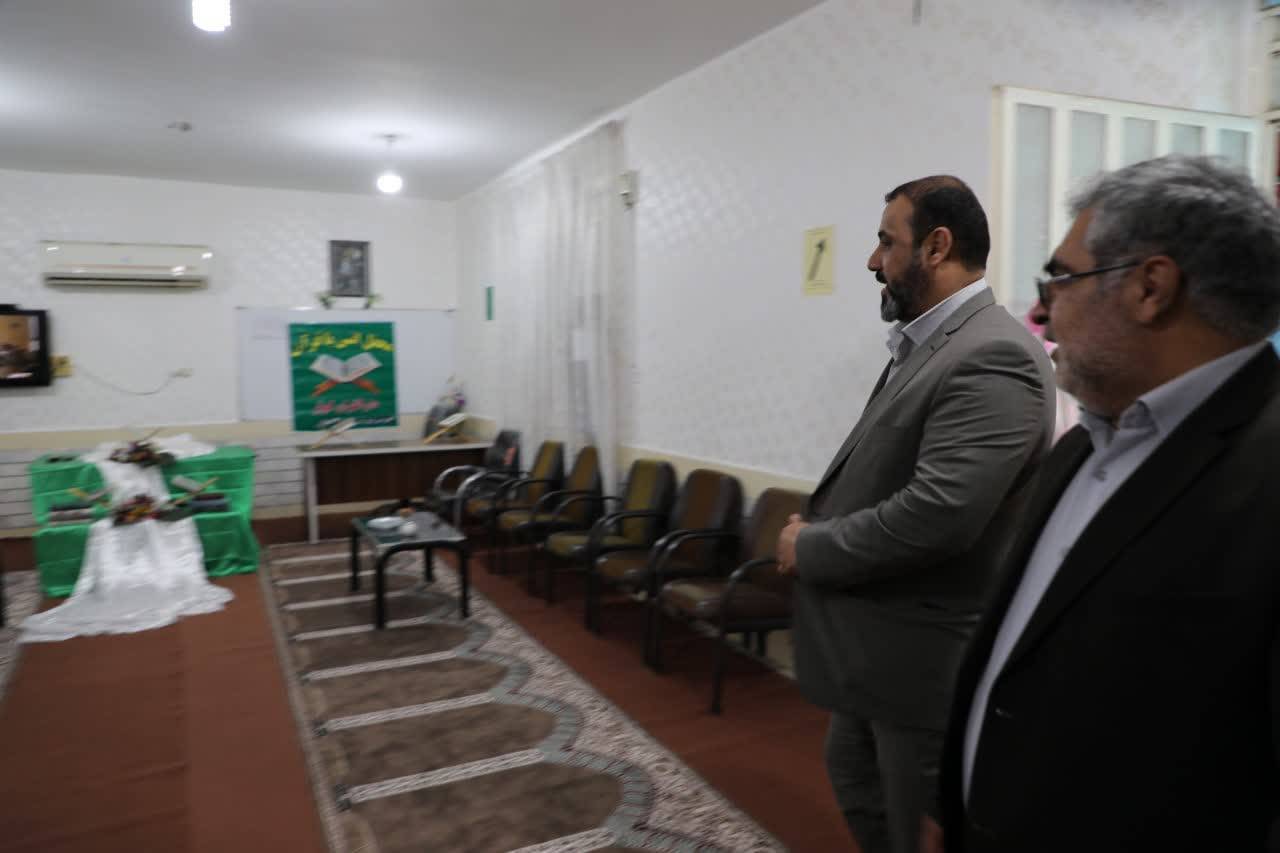 افتتاح ۲ درالقرآن و کلنگ زنی یک سالن چند منظوره در اهواز