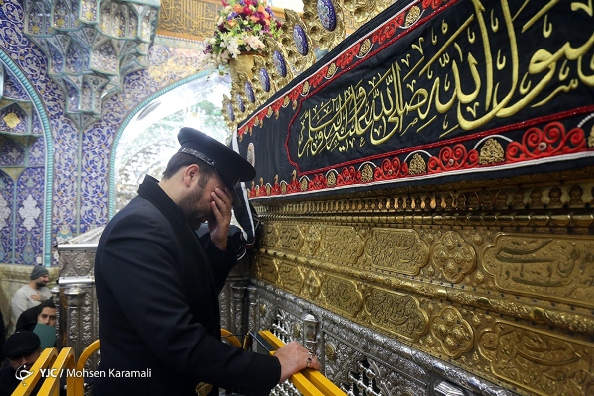 تشییع شهید مدافع امنیت حسن مختارزاده در قم