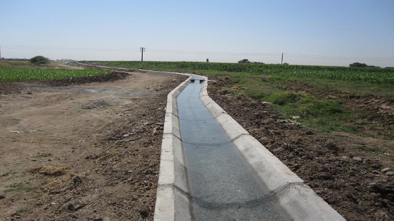 تکمیل پروژه مرمت کانال انتقال آب شهرستان البرز