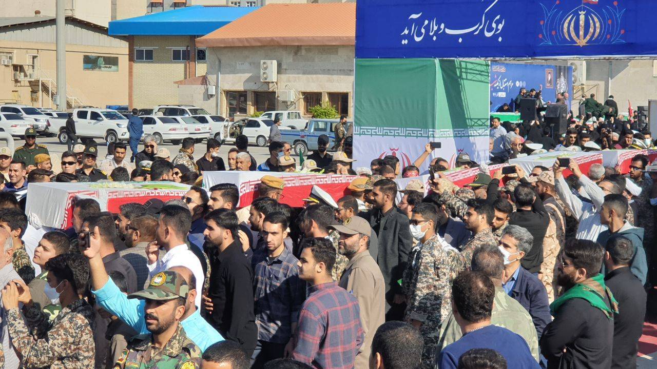 استقبال از ورود پیکرهای ۱۱۱ شهید دفاع مقدس به کشور