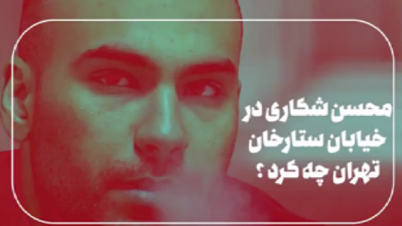 محسن شکاری در خیابان ستارخان تهران چه‌کرد؟