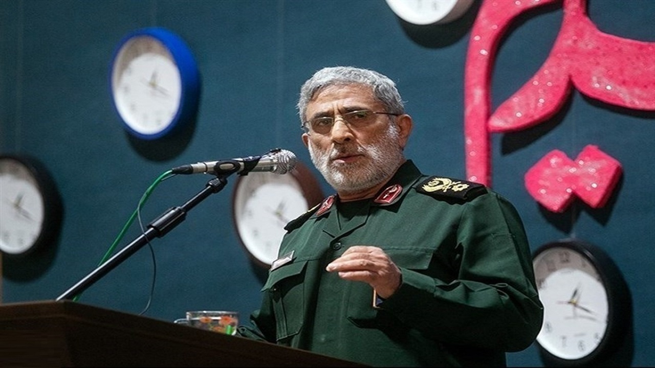 تسلیت سردار قاآنی در پی درگذشت مرحوم رستم قاسمی