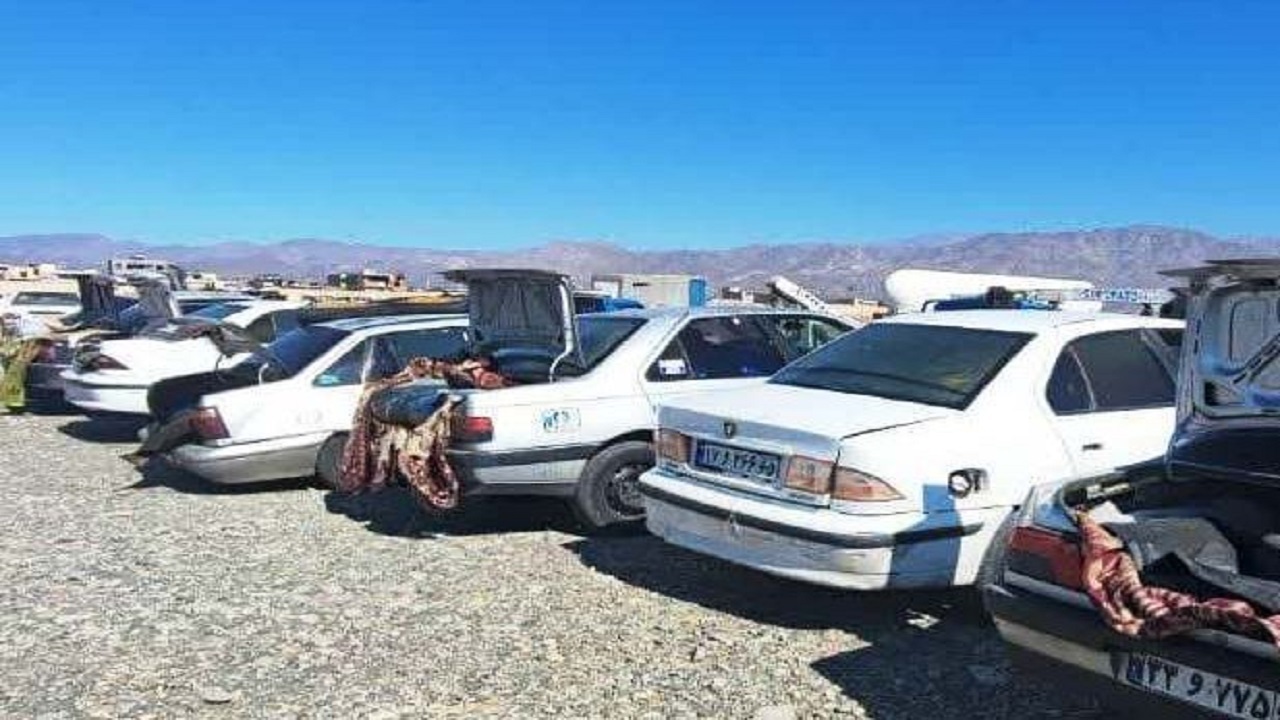 ۱۴۵ خودرو حامل سوخت قاچاق در دام نیروهای انتظامی