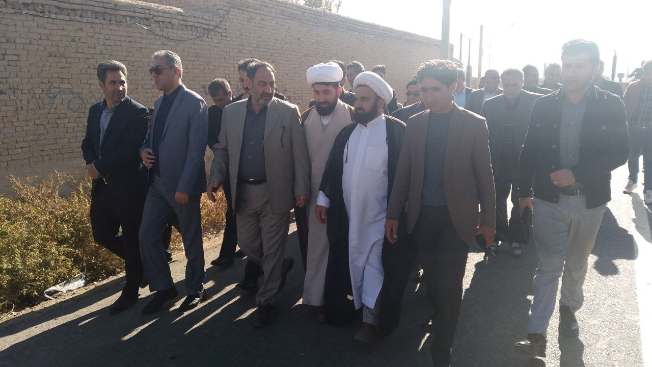 تصاویری از مراسم افتتاحیه جاده چهاربرج به بناب