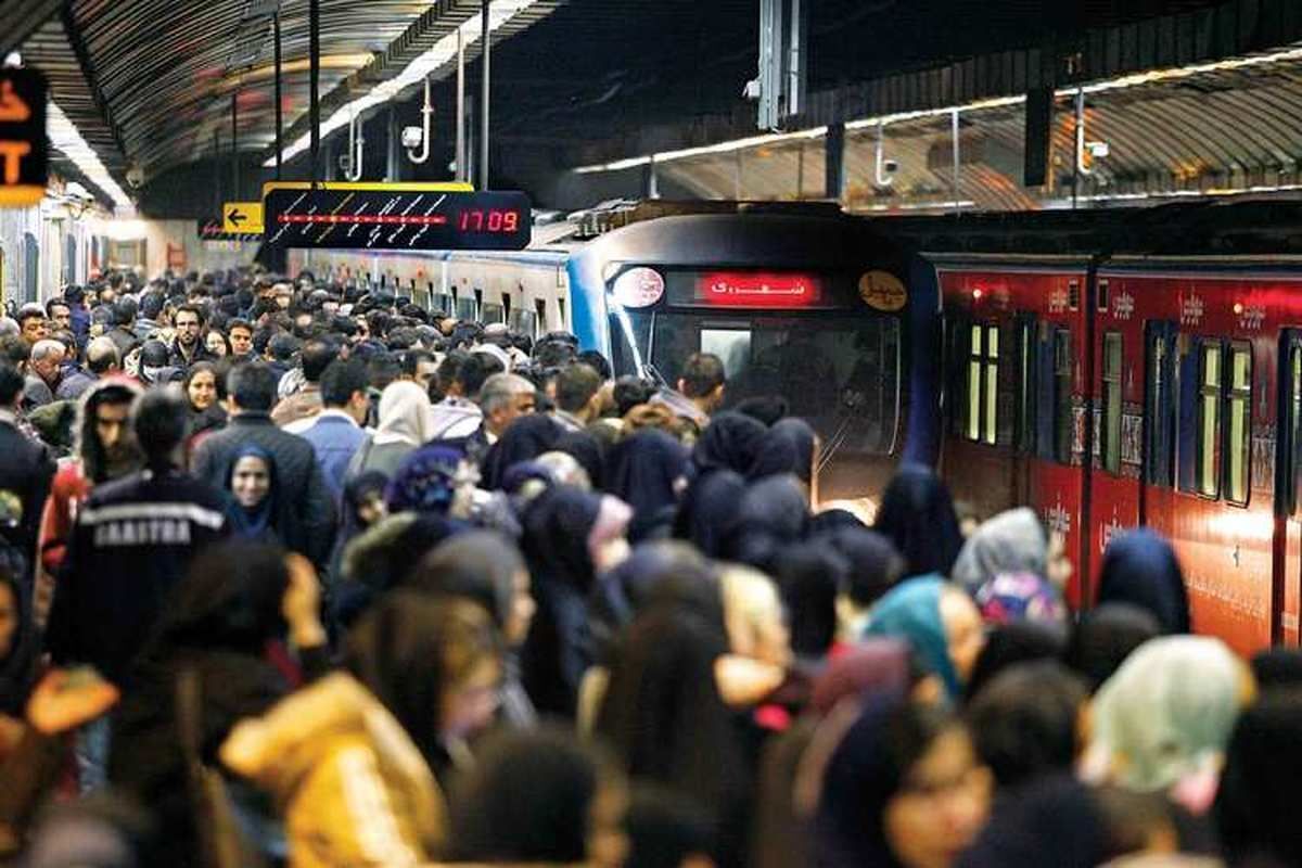 روند رو به افزایش آمار مسافران مترو تهران