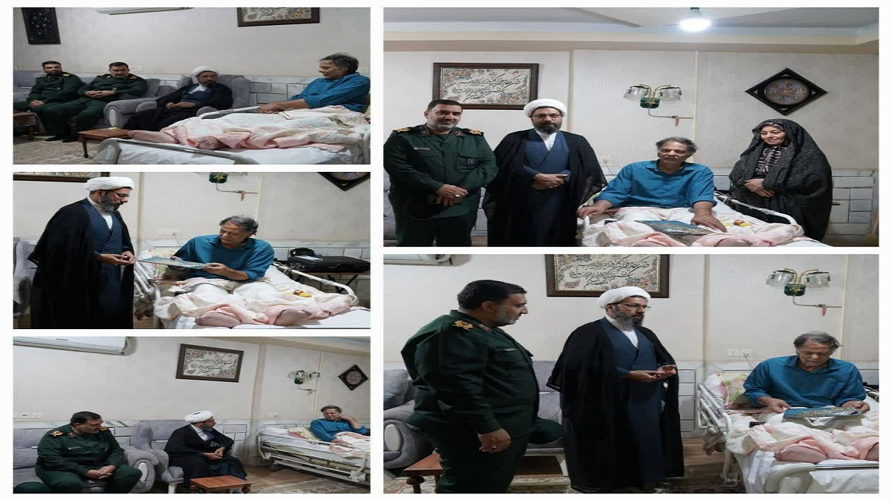 دیدار فرمانده سپاه ثارالله از خانواده شهید محمد جواد صادقی نژاد