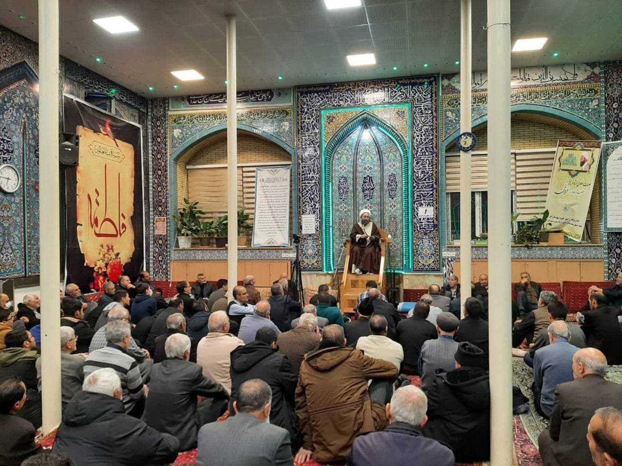 مراسم سوگواری حضرت فاطمه در اهر برگزاری مراسم شهادت حضرت فاطمه زهرا (س) در اهر + تصاویر