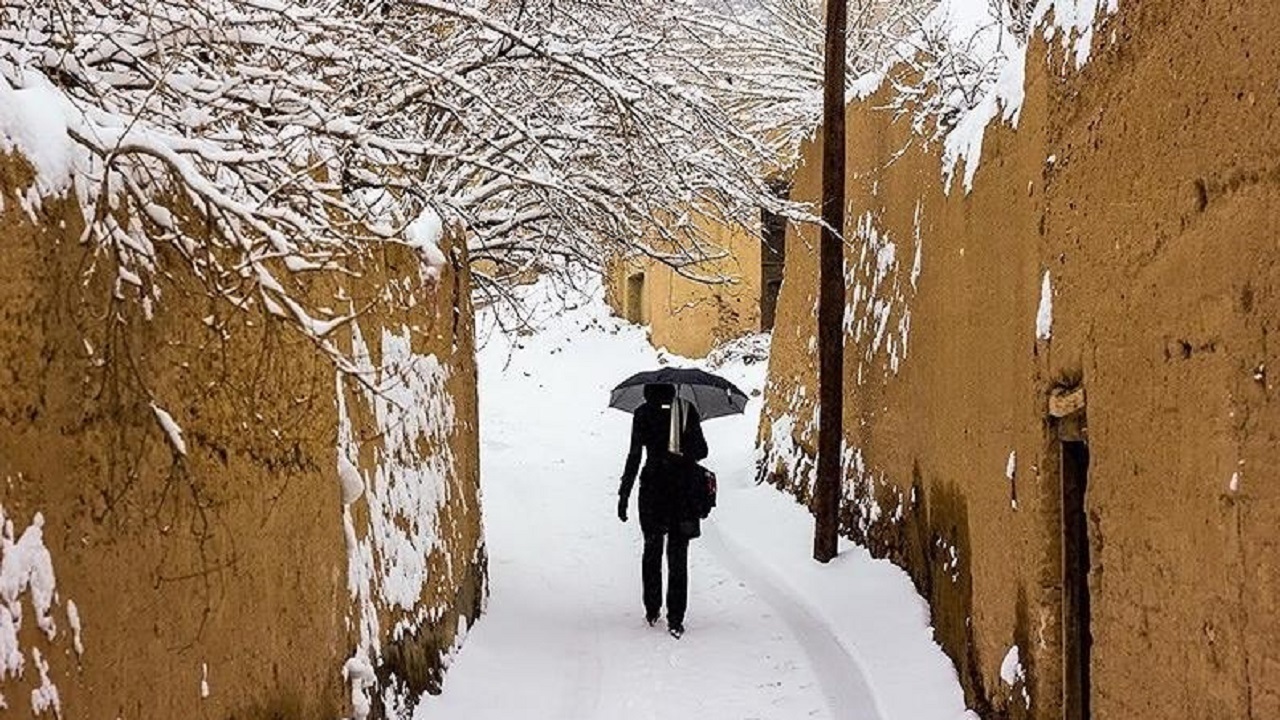 گردنه‌های برف خیز علی آباد تنگ چنار + تصویر