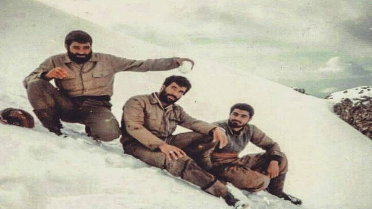 حاج قاسم در روزهای برفی