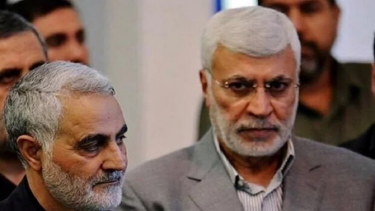 شهید ابومهدی در حال نوشتن بیانیه شکست داعش + فیلم