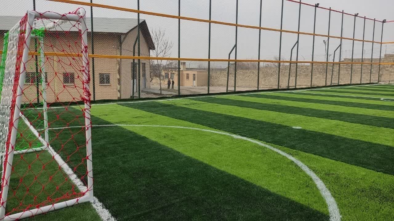 افتتاح زمین چمن مصنوعی هنرستان شهید مفتح بوکان
