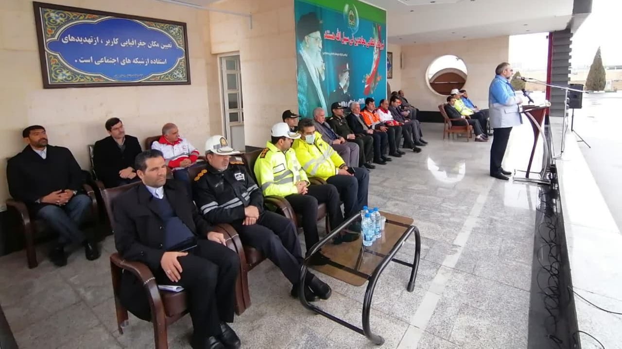 مانور زمستانی راهداری در استان مرکزی
