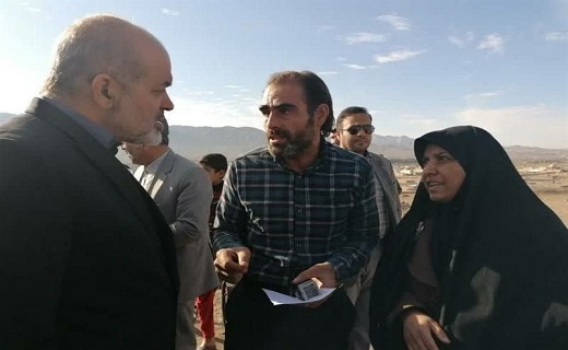 بازدید وزیر کشور از روستای حاجی آباد بیرجند
