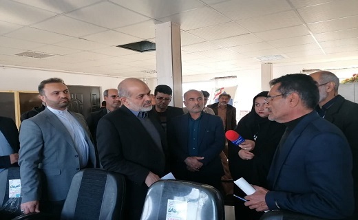 بازدید وزیر کشور از روستای حاجی آباد بیرجند + عکس