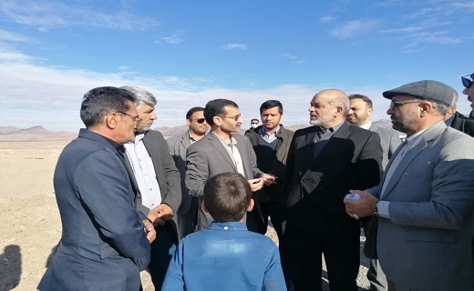 بازدید وزیر کشور از روستای حاجی آباد بیرجند + تصاویر
