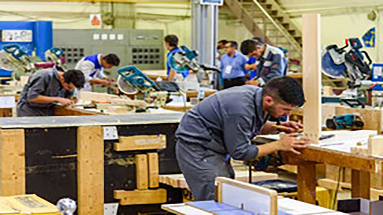 رقابت صاحبان مشاغل در مسابقات ملی مهارت