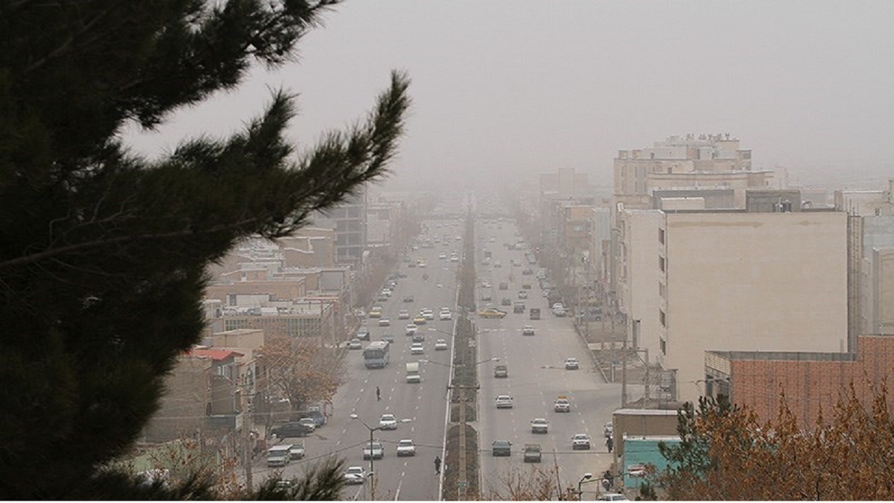 ثبت دومین روز پیاپی آلودگی هوا در استان همدان