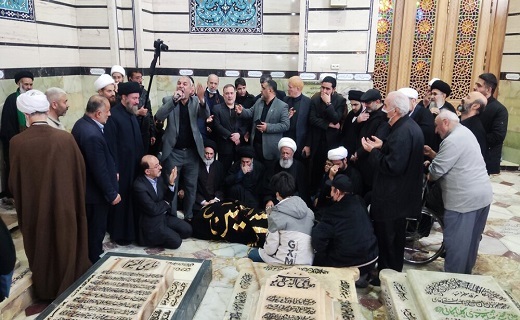 تشییع و خاکسپاری پیکر آیت الله روحانی در قم