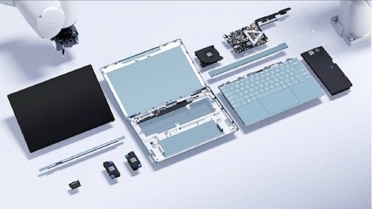لپ‌تاپ جدید ‌Dell بدون پیچ با قابلیت جداسازی اجزا