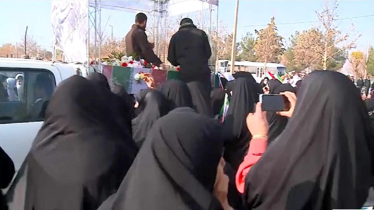 ورود کاروان شهدای گمنام به شهرستان خمین