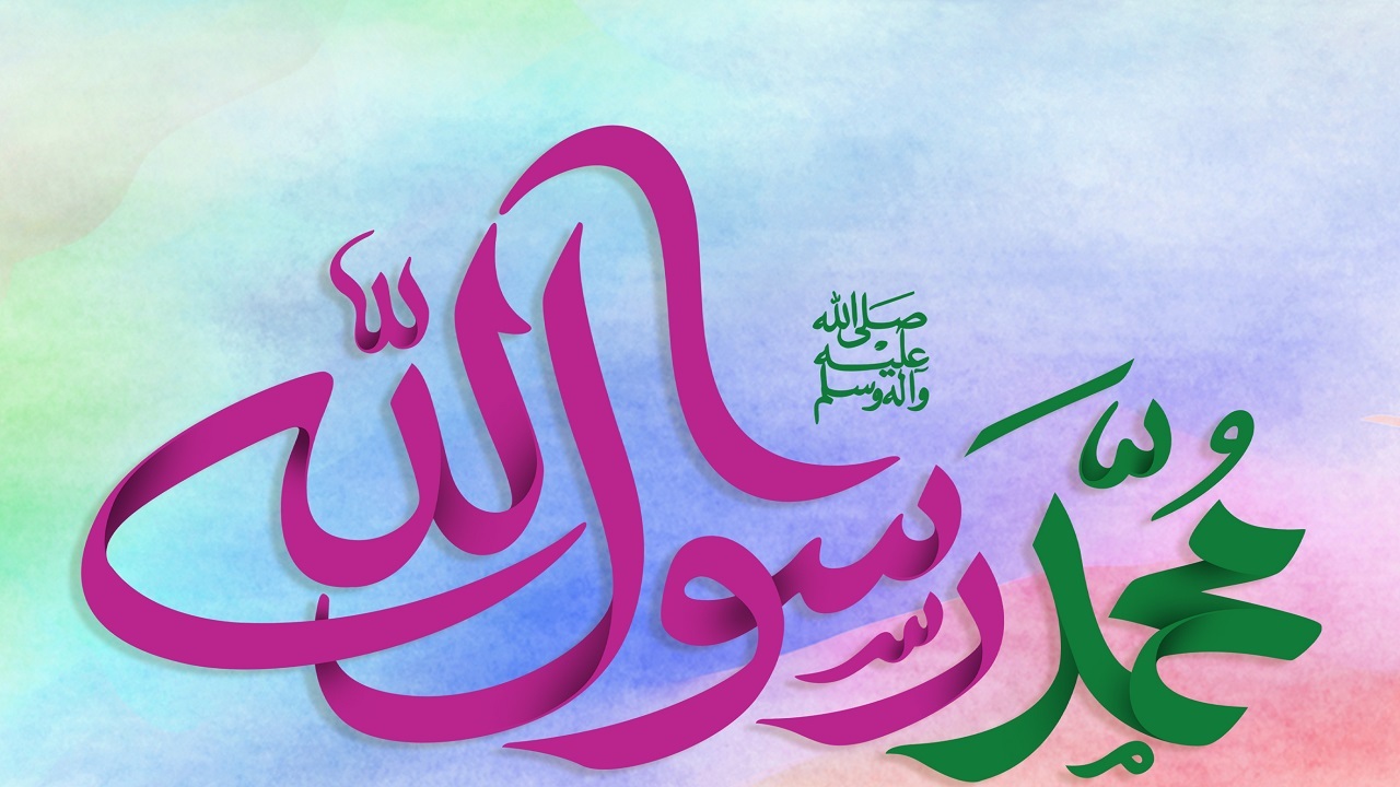 ادای احترام دانش آموزان به حضرت محمد (ص) با تواشیح خوانی + فیلم