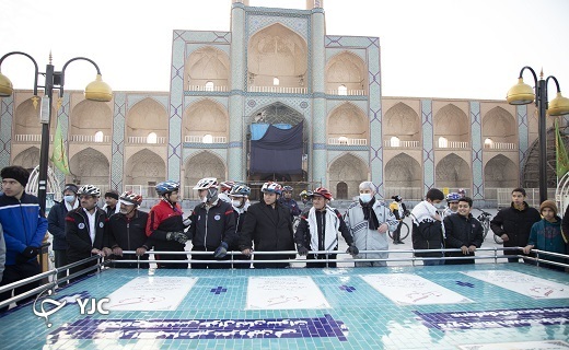 تداوم همایش دوچرخه سواری در یزد+تصاویر