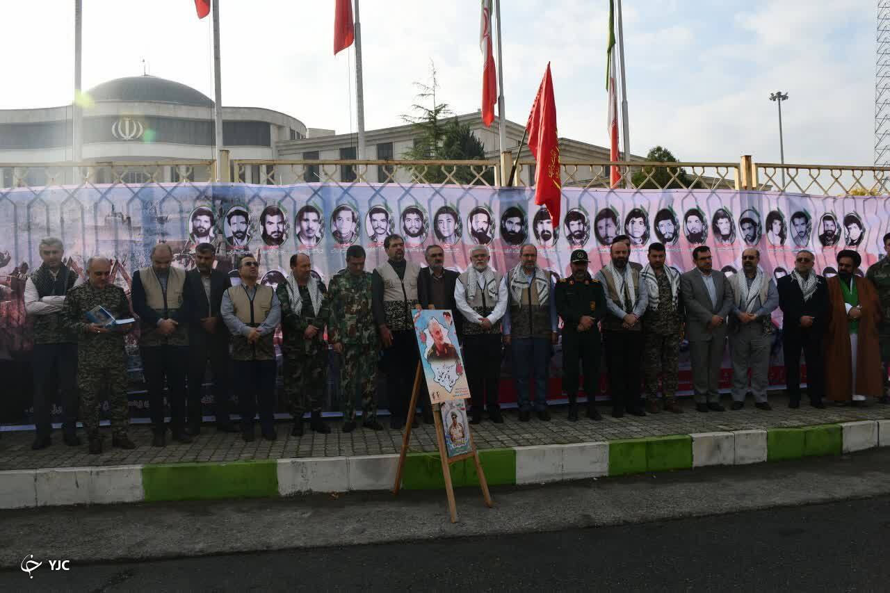 رزمایش میثاق با هزار ۸۲۶ شهید بسیجی در گرگان برگزار شد