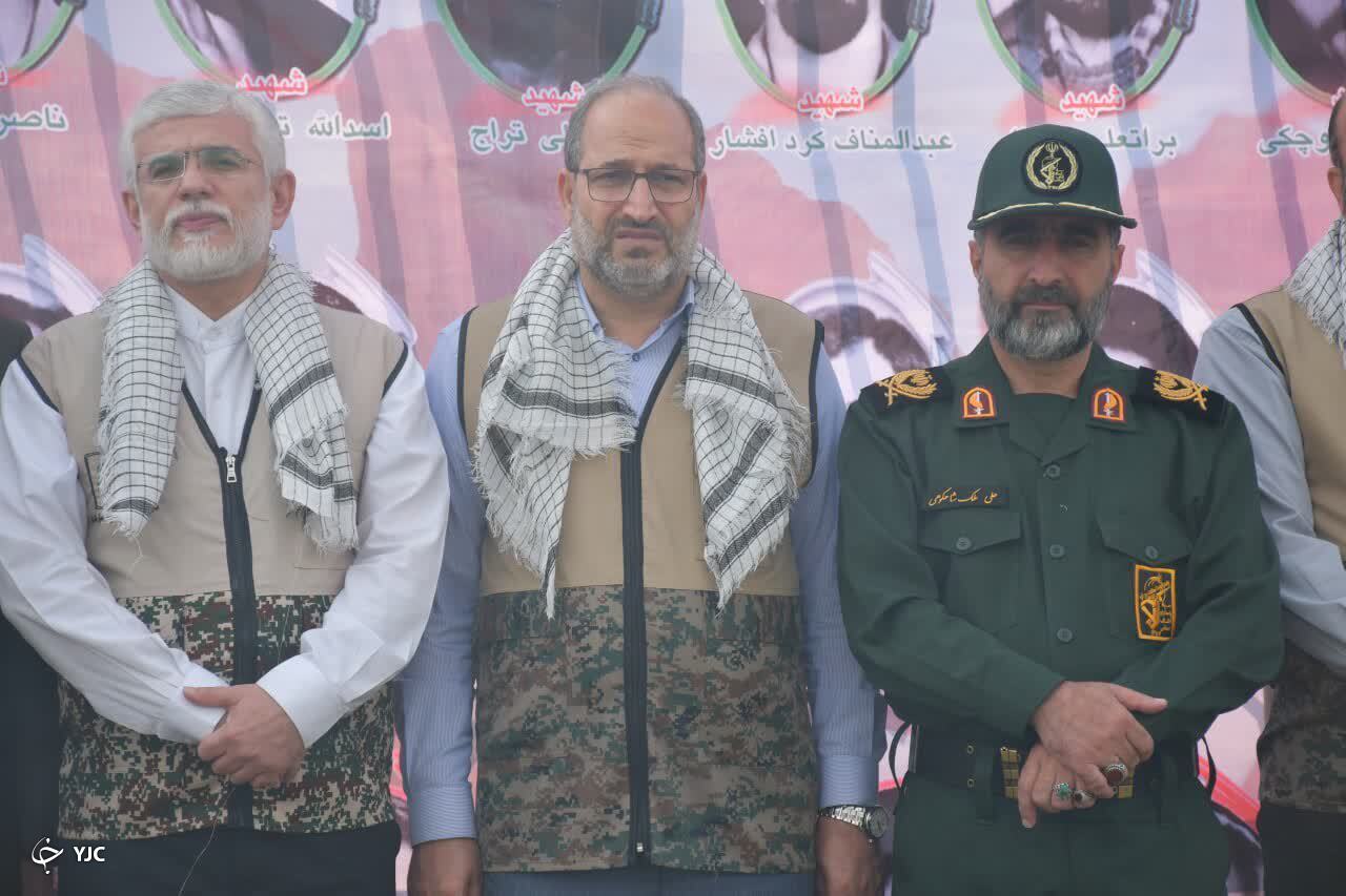 رزمایش میثاق با هزار ۸۲۶ شهید بسیجی در گرگان برگزار شد