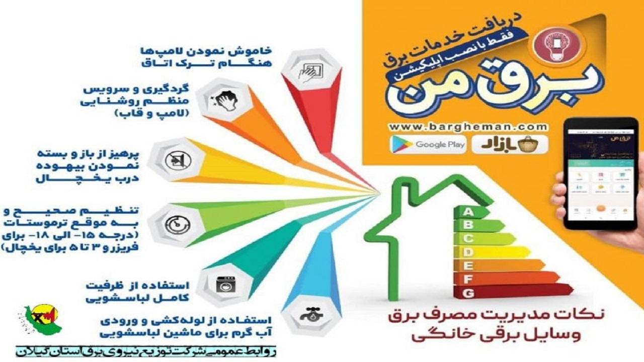 مشکلات حوزه برق را با «اپلیکیشن برق من» اعلام کنید